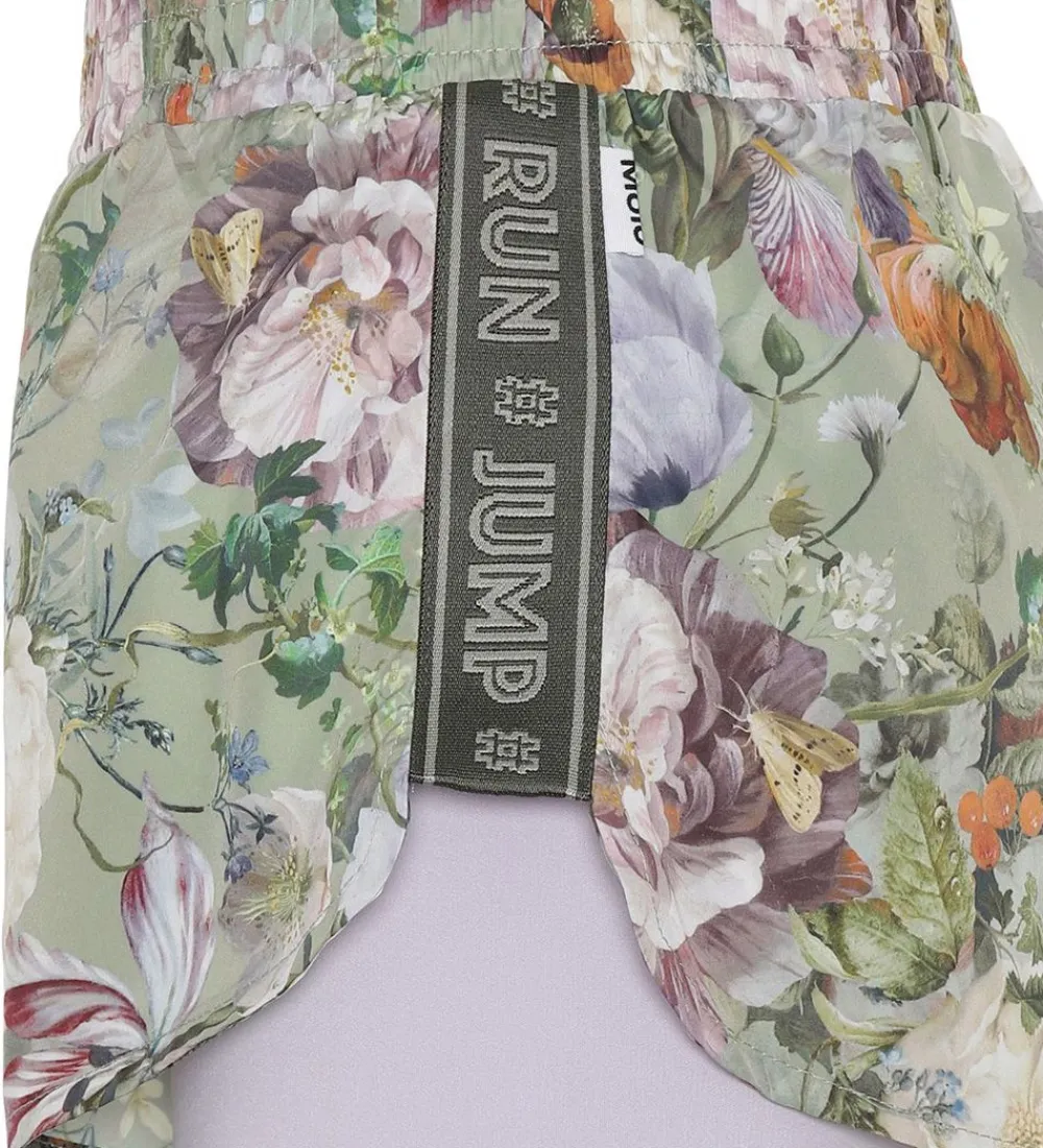 Molo Gymnastiktøj>Shorts - Omari - Green Botanic