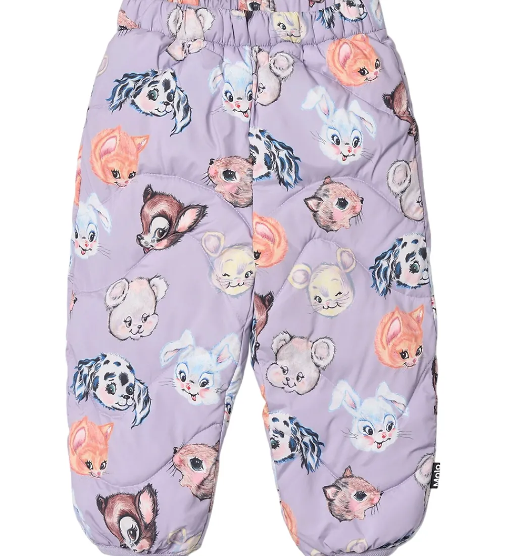 Børn Molo Termotøj>Skibukser - Percy - Itty Bitty Purple