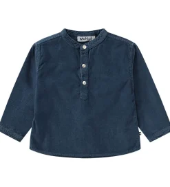 Børn Molo Skjorter>Skjorte - Fløjl - Enoz - Calm Fjord