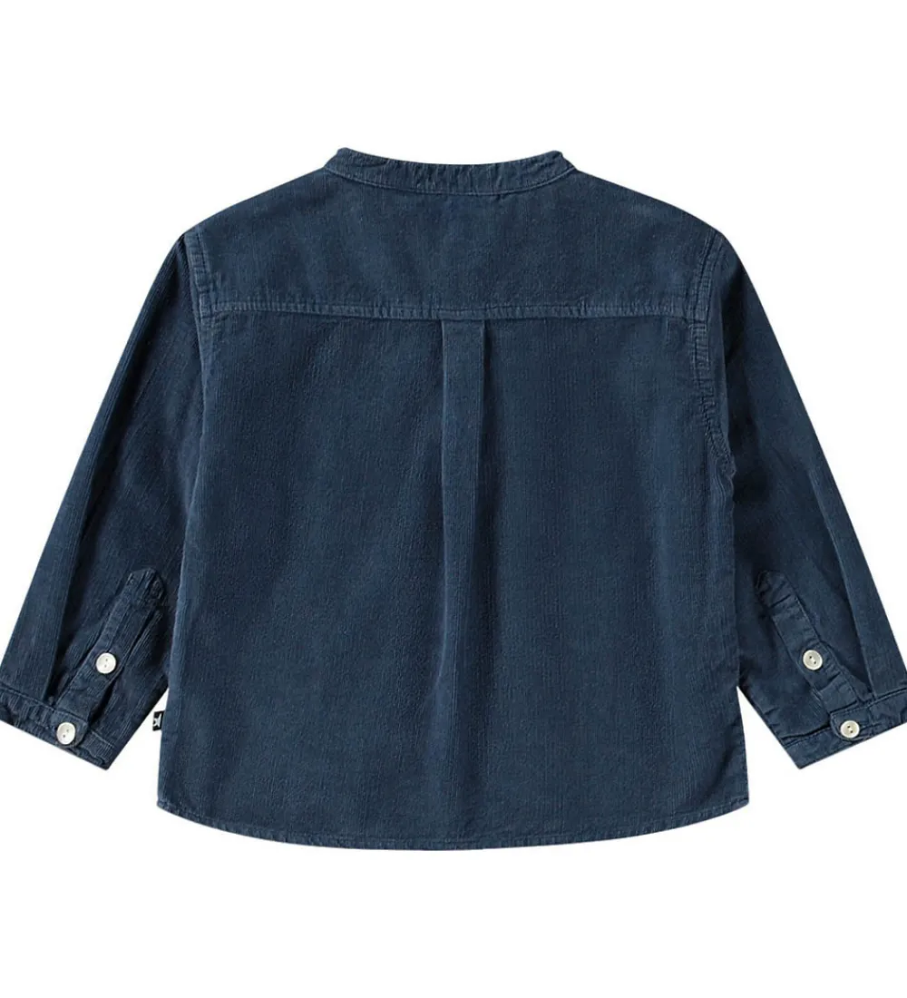 Børn Molo Skjorter>Skjorte - Fløjl - Enoz - Calm Fjord