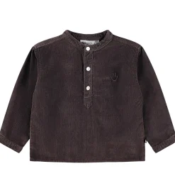 Børn Molo Skjorter|Skjorte - Fløjl - Enoz - Dark Cocoa
