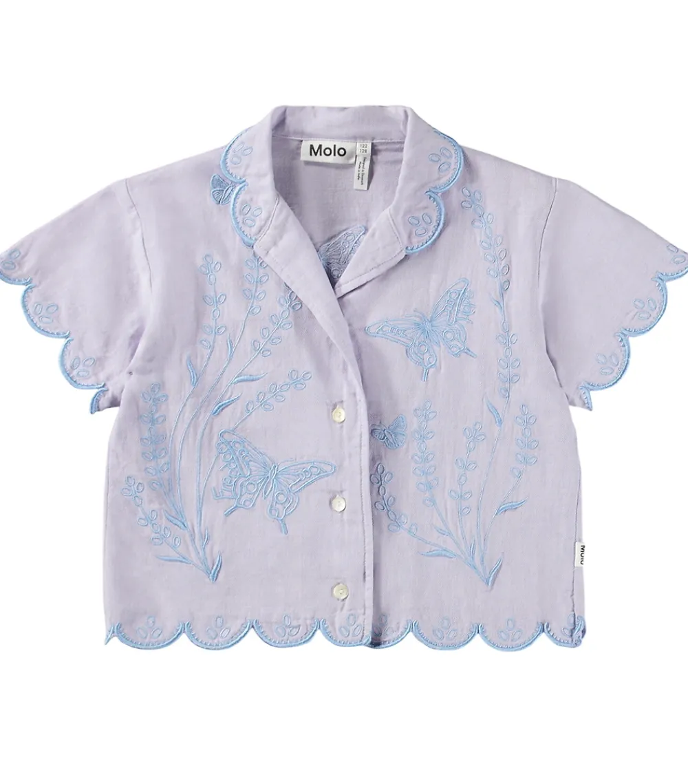 Børn Molo Skjorter>Skjorte - Rosalle - Pastel Lilac