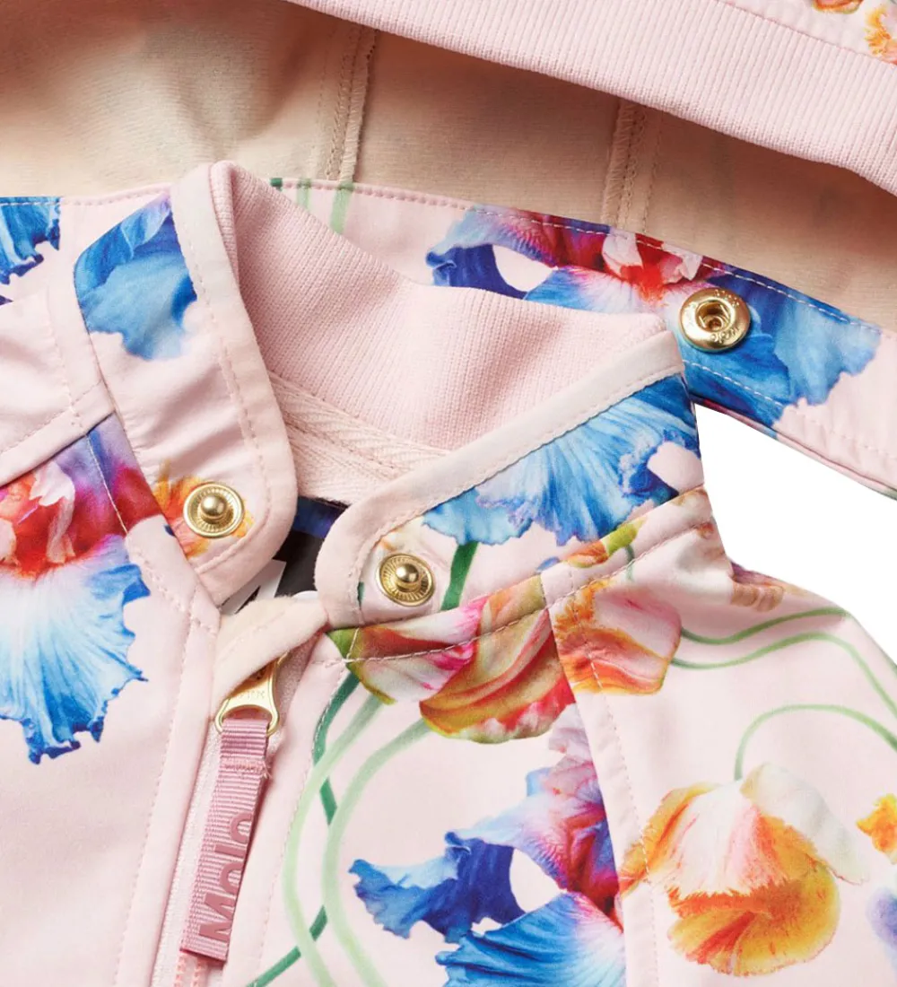 Børn Molo Softshell>Softshelldragt m. Fleece - Hill - Tulip Pink