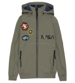 Børn Molo Softshell>Softshelljakke - Cloudy - Dusty Green