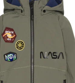 Børn Molo Softshell></noscript>Softshelljakke - Cloudy - Dusty Green