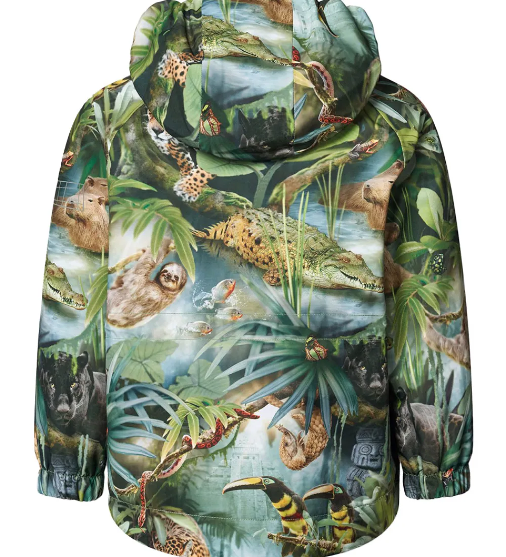 Børn Molo Softshell>Sommerjakke - Hoplas - Jungle Life