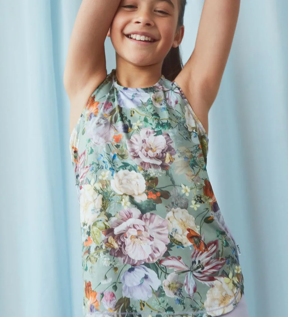 Molo Gymnastiktøj>Top - Oriana - Green Botanic