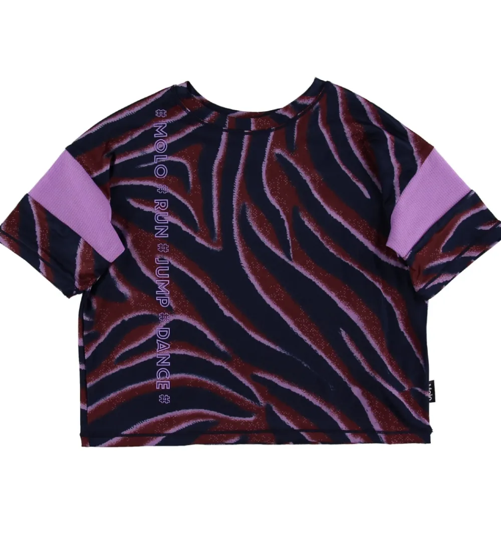 Molo Gymnastiktøj|T-shirt - Odessa - Zebra Stripes