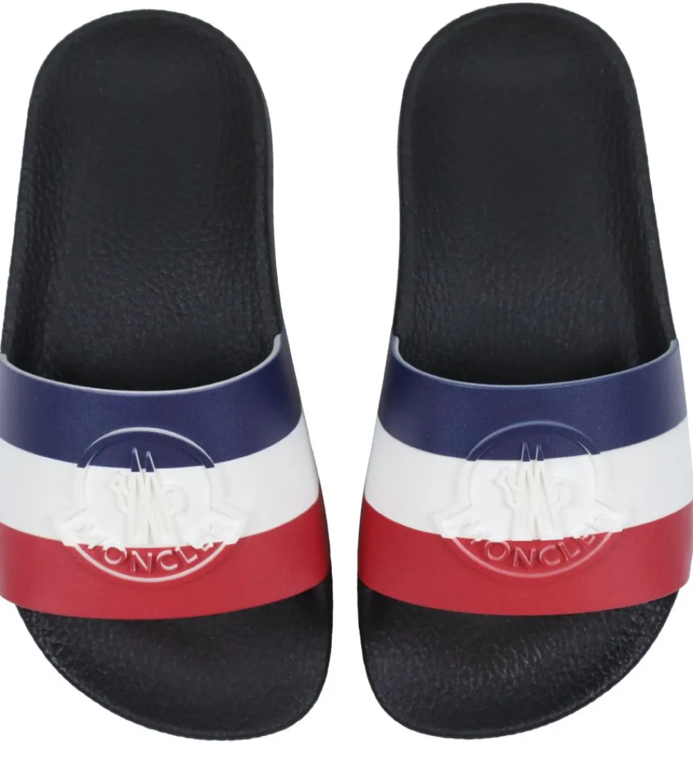 Moncler Badesandaler>Badesandaler - Petit Basile - Sort m. Logo