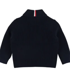 Børn Moncler Termotøj>Cardigan - Uld/Dun - Navy
