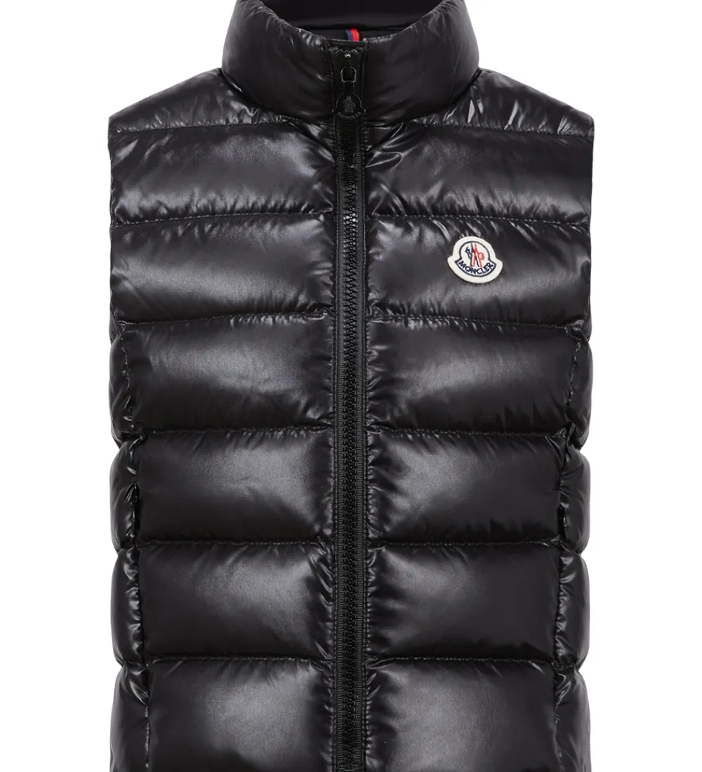 Børn Moncler Veste|Dunveste Og Dyneveste|Dunvest - Ghany - Sort