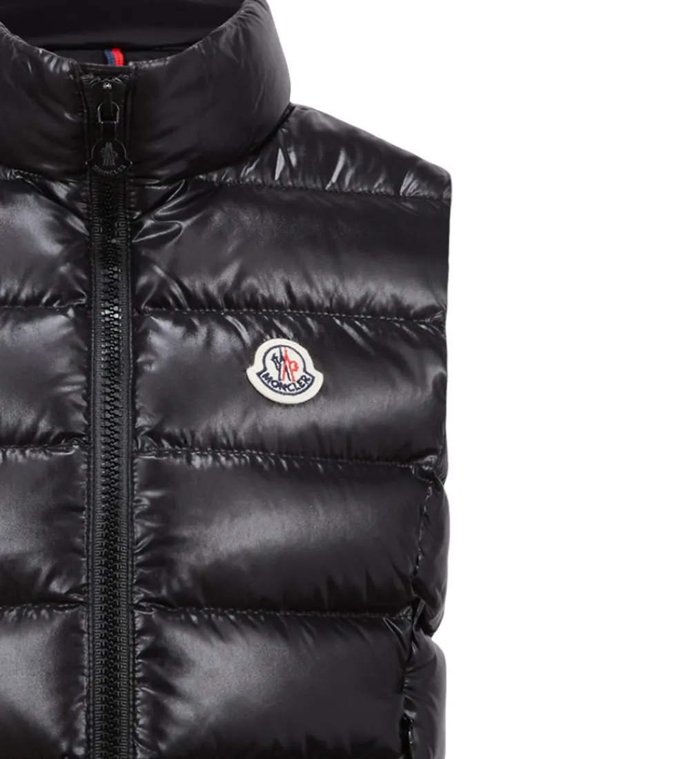 Børn Moncler Veste|Dunveste Og Dyneveste|Dunvest - Ghany - Sort