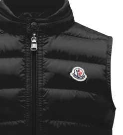 Børn Moncler Dunveste Og Dyneveste>Dunvest - Gui - Sort