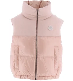 Børn Moncler Veste|Dunveste Og Dyneveste|Dunvest - Suzan - Dusty Rose m. Similisten