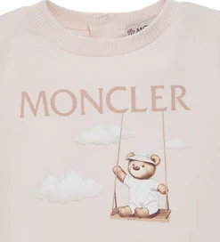 Børn Moncler Sommerdragter|Sommerdragt - Rosa m. Print