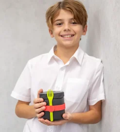 Montiico Skole|Madkasser|Bestikbånd - Silikone - Watermelon