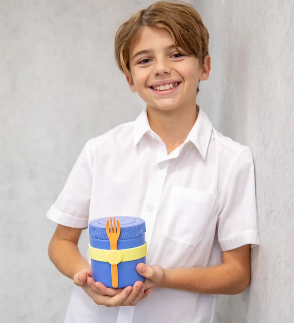 Montiico Skole|Madkasser|Bestikbånd - Silikone - Sunbeam