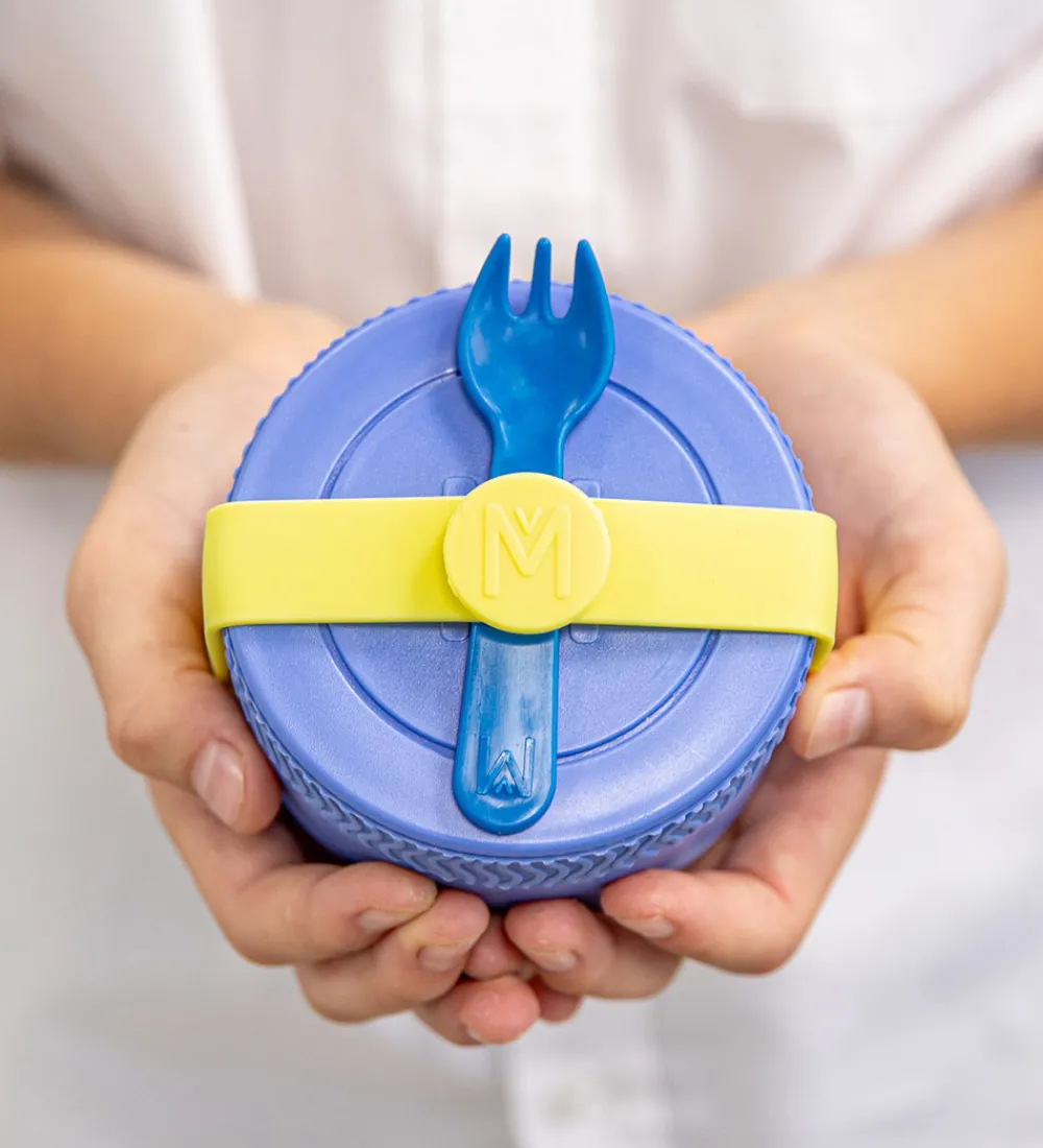 Montiico Skole|Madkasser|Bestikbånd - Silikone - Sunbeam