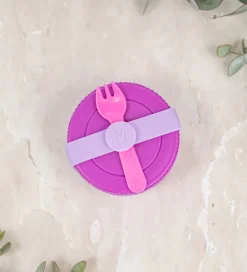 Montiico Skole|Madkasser|Bestikbånd - Silikone - Lilac