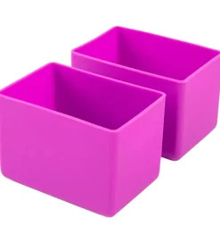 Montiico Madkasser>Indsatser - 2-pak - Bento Feast - Silikone - Fuchsia