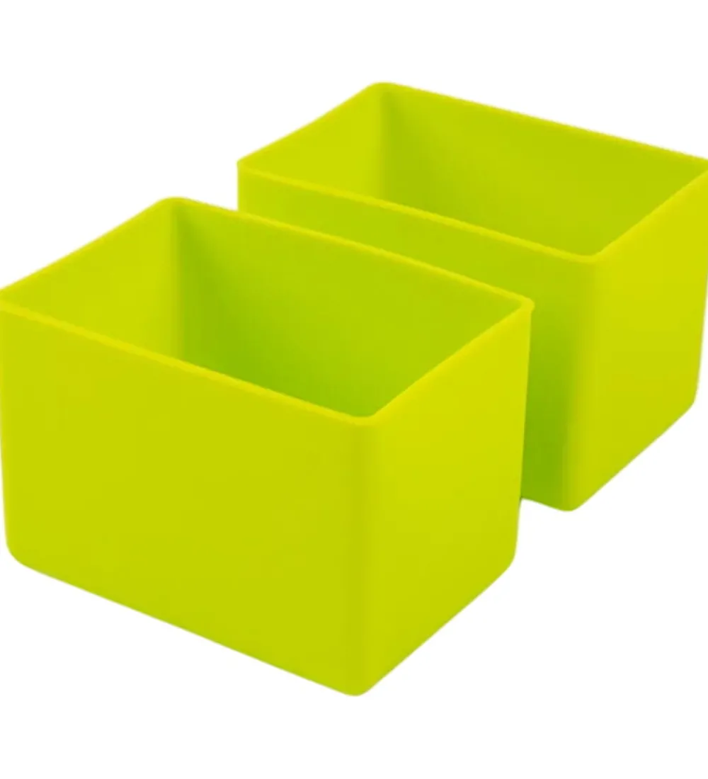 Montiico Madkasser>Indsatser - 2-pak - Bento Feast - Silikone - Matcha