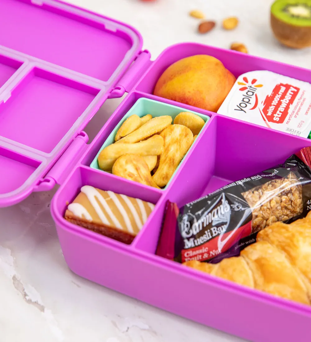 Montiico Madkasser>Indsatser - 2-pak - Bento Feast - Silikone - Marine