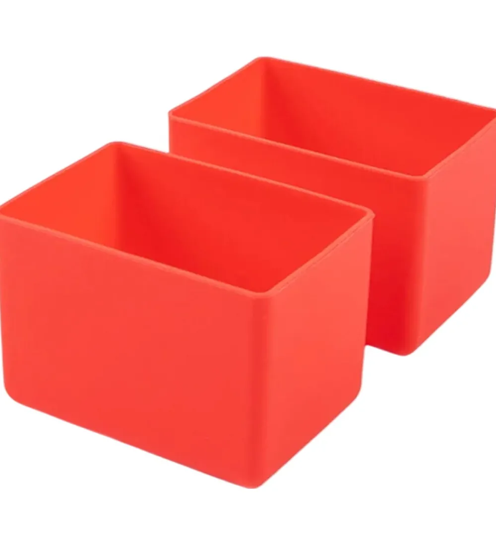Montiico Madkasser>Indsatser - 2-pak - Bento Feast - Silikone - Watermelon
