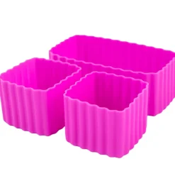 Montiico Madkasser>Indsatser - 3-pak - Bento Cups - Silikone - Fuchsia