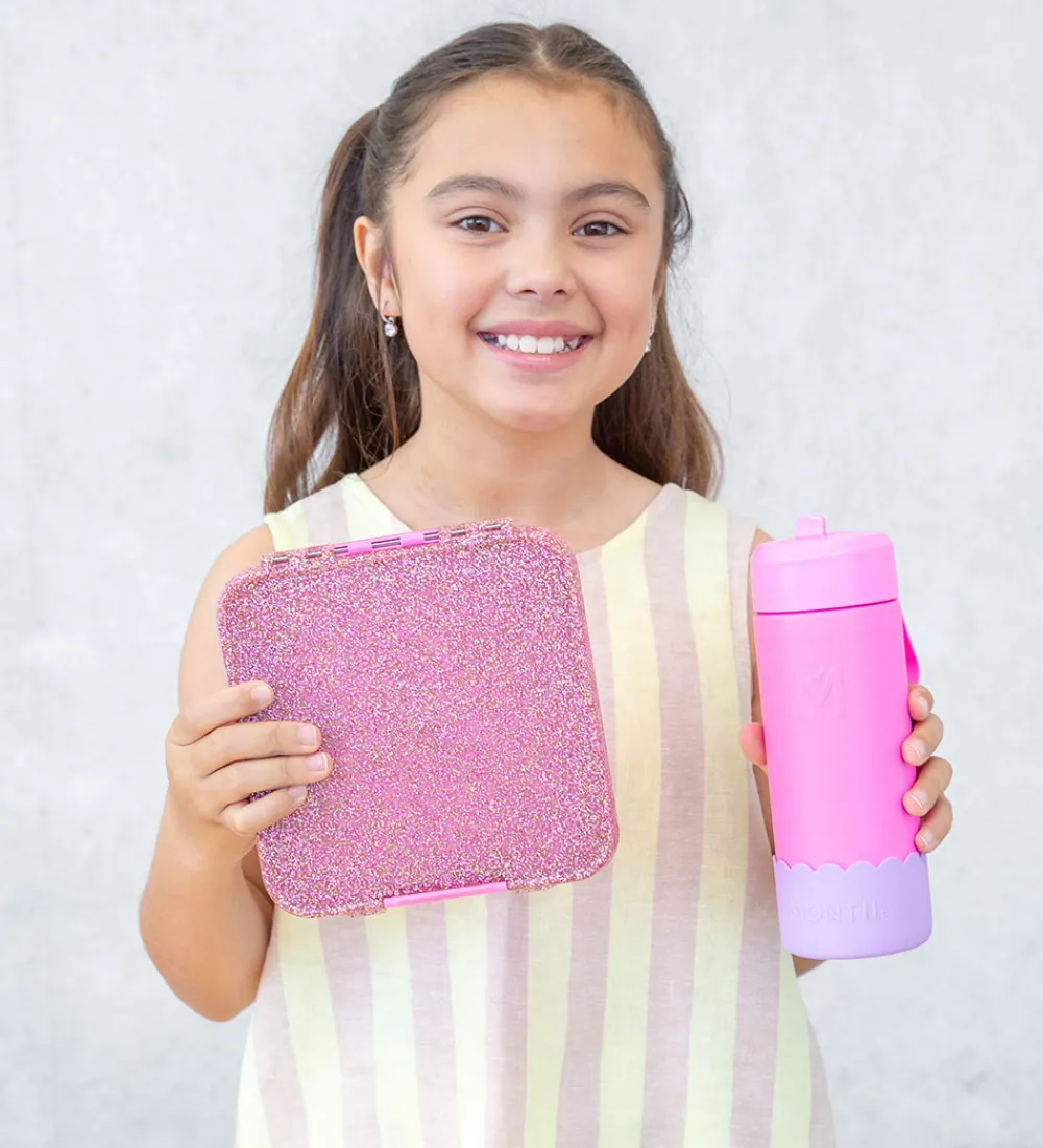 Montiico Madkasser>Madkasse m. 3 rum - Bento Three - 1 l - Floss Glitter