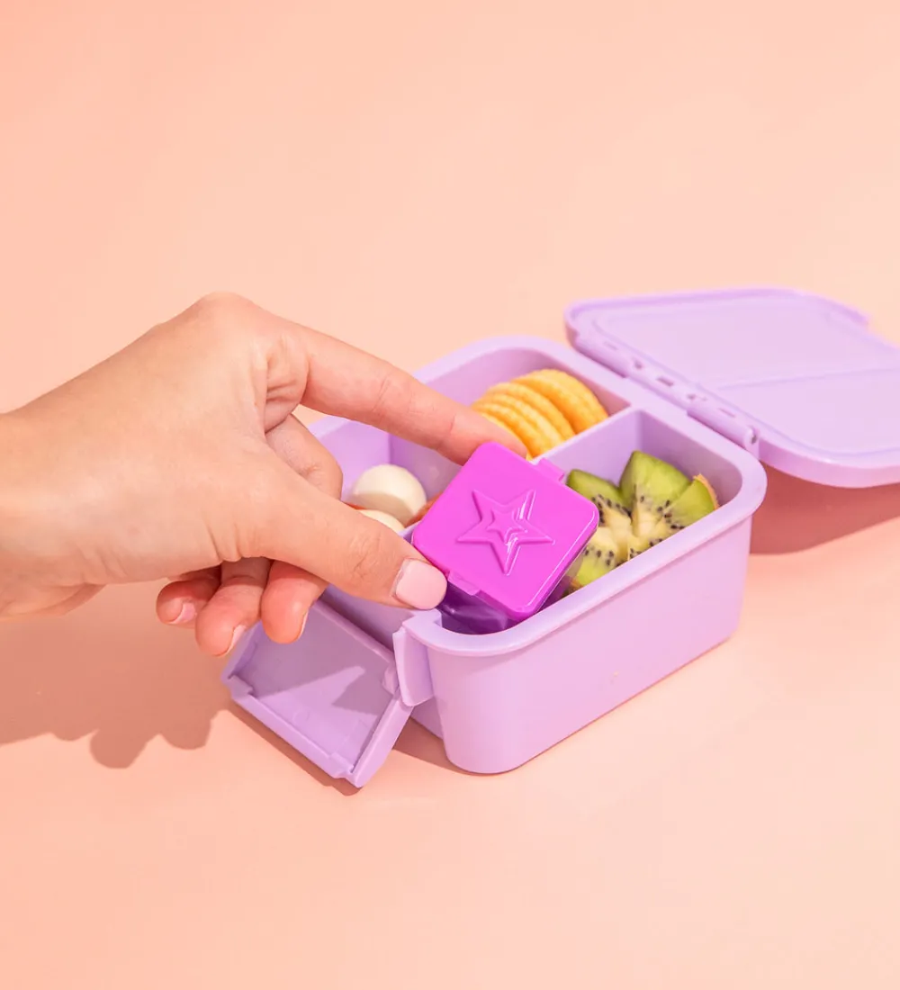 Montiico Madkasser>Snackbøtter - Bento Dip & Sauce - 2-pak - Fuchsia