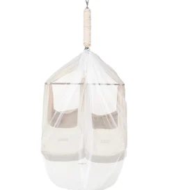 Moonboon Senge|Barnevognsudstyr|Myggenet Til Vugge og Tvillingeslyngevugge - Hvid