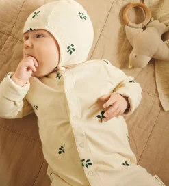 Børn Moonboon Nattøj></noscript>Natdragt m. Babyhjelm - Gaveæske - Leaf