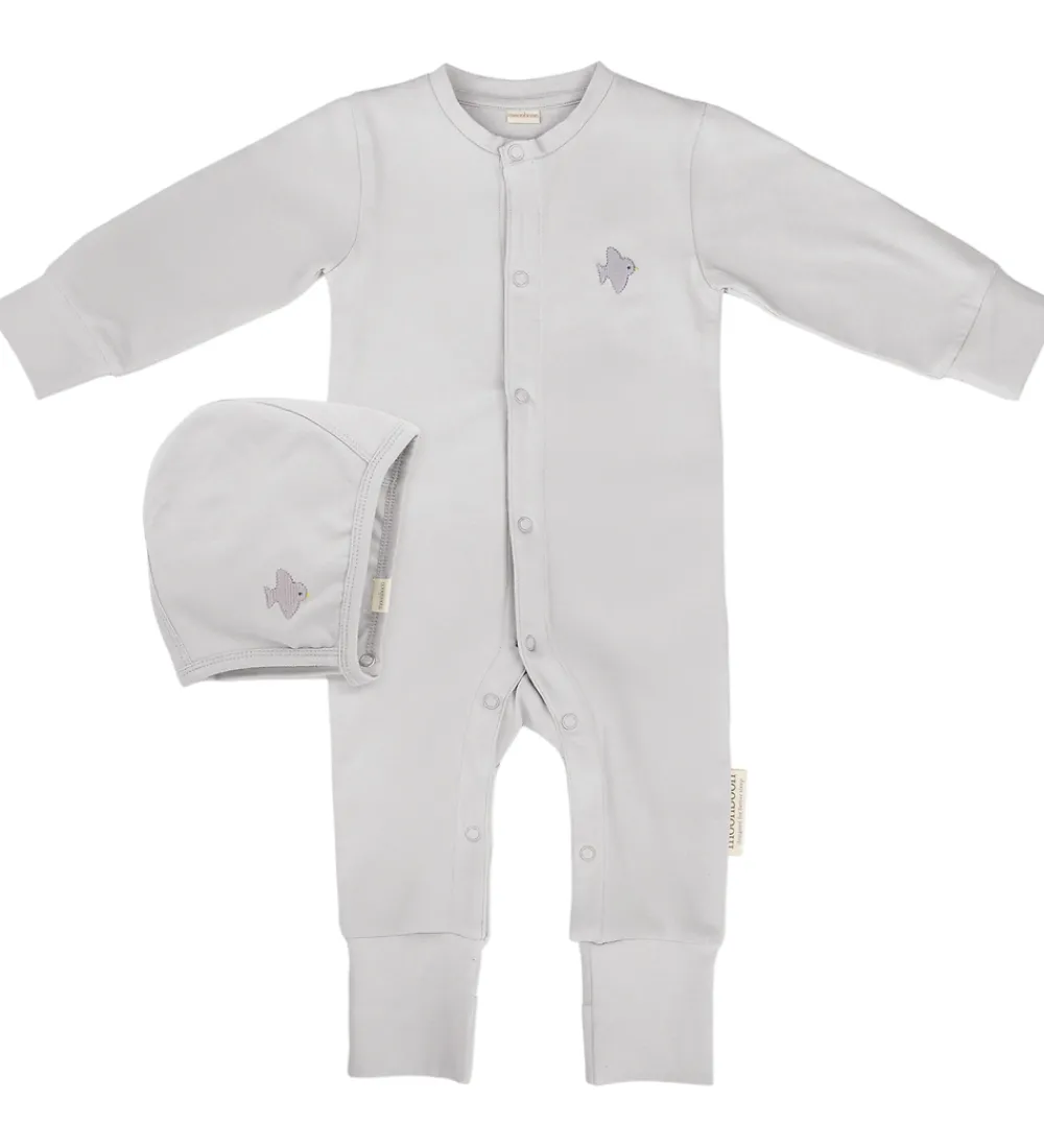 Børn Moonboon Nattøj>Natdragt m. Babyhjelm - Gaveæske - Lunar Rock