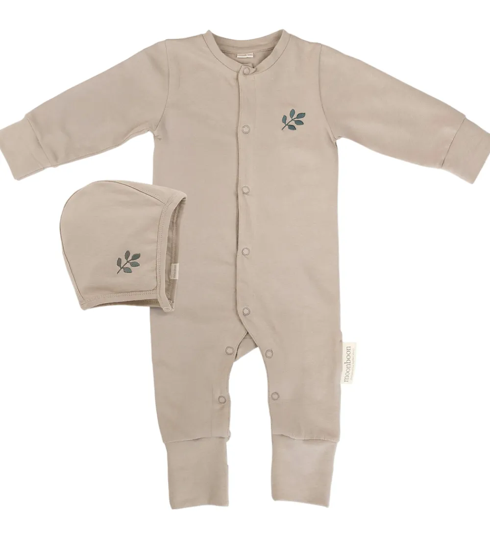 Børn Moonboon Nattøj>Natdragt m. Babyhjelm - Gaveæske - Earth