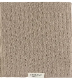 Børn Moonboon Tæpper|Børneværelset>Tæppe - Strik - 100x80 cm - Earth