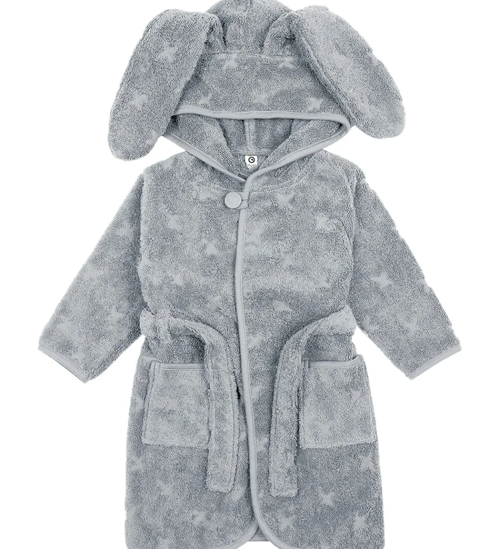 Børn Müsli Badekåber>Badekåbe - Bunny - Jasmin Blue