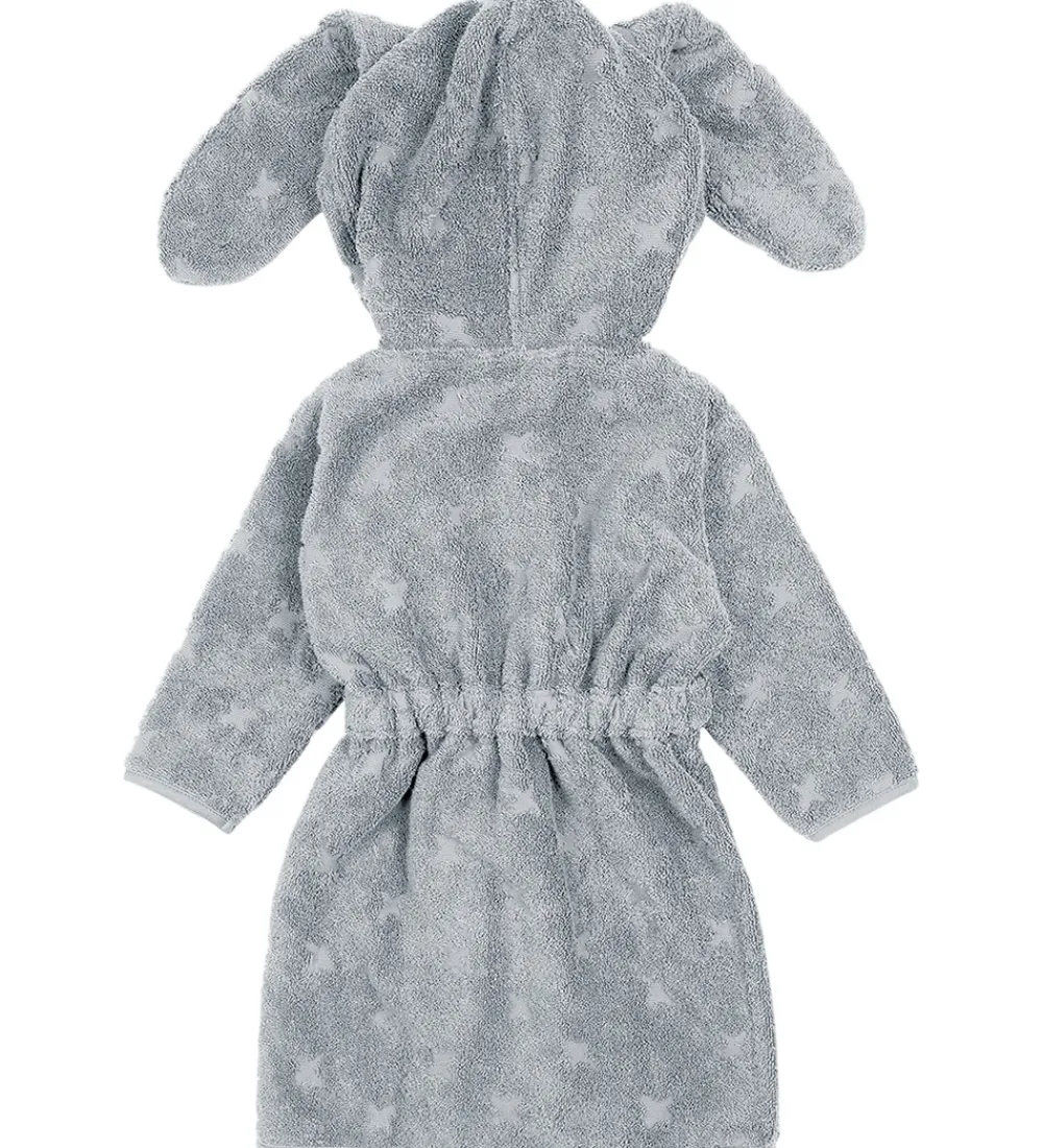 Børn Müsli Badekåber>Badekåbe - Bunny - Jasmin Blue