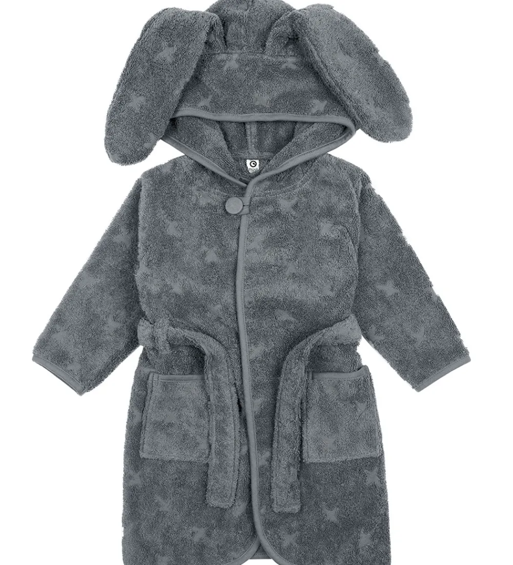 Børn Müsli Badekåber|Badekåbe - Bunny - Stormy Blue