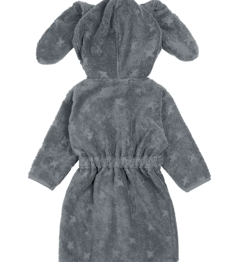 Børn Müsli Badekåber|Badekåbe - Bunny - Stormy Blue
