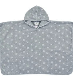 Børn Müsli Babyhåndklæde- Og Poncho|Håndklæder|Badeponcho - Jasmin Blue