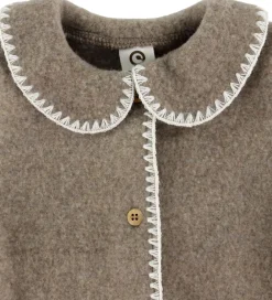 Børn Müsli Basis|Køredragt - Uldfleece - Brown Melange