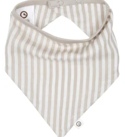 Müsli Savlesmække|Hagesmække>Savlesmæk - Stripe Muslin - Balsam Cream/Cashmere