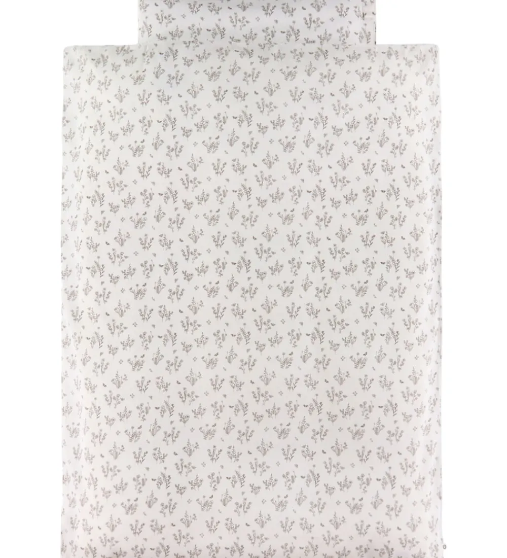 Müsli Sovetid|Sengetøj>Sengetøj - Baby - Floral - Balsam Cream/Walnut