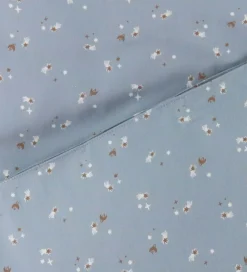 Müsli Sovetid|Sengetøj>Sengetøj - Junior - Stars - Jasmin Blue/Balsam Cream/Walnu