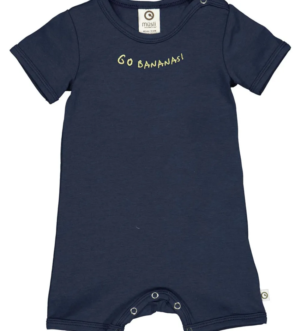 Børn Müsli Sommerdragter|Sommerdragt - Banana - Night Blue