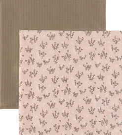 Müsli Stofbleer|Pusletid>Stofbleer - 2-pak - 75x75 - Flora - Nightingale/Balsam Cre