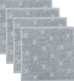 Müsli Vaskeklude|Pleje- Og Toiletartikler>Vaskeklude - 4-pak - Jasmin Blue