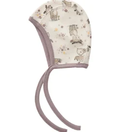 Børn Name It Babyhjelme|Babyhjelm - Uld - NbfWillit - Lilac Ash/AOP