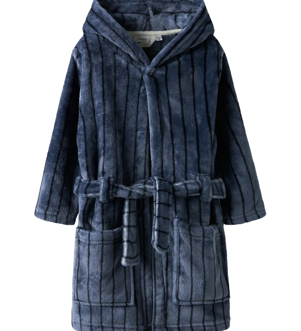 Børn Name It Badekåber|Badekåbe - Velour - NmmRacer - Flint Stone