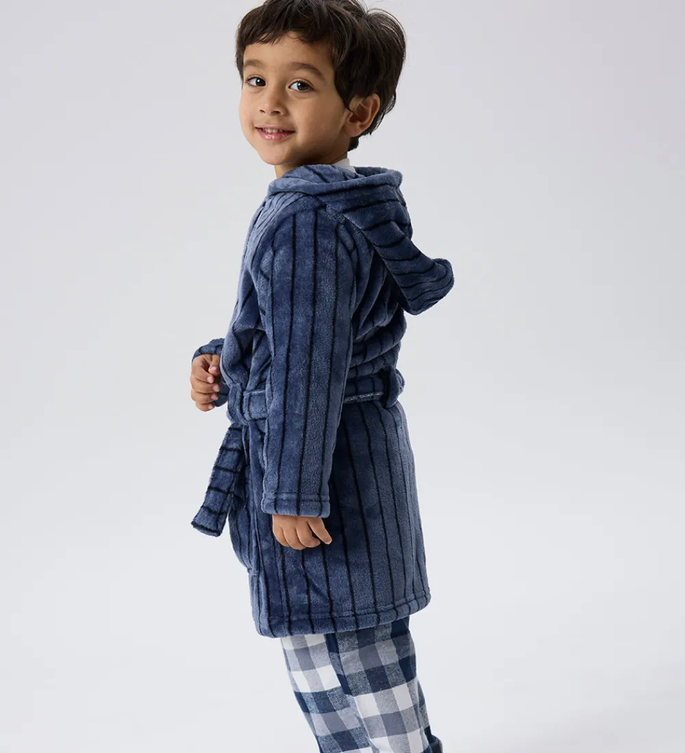 Børn Name It Badekåber|Badekåbe - Velour - NmmRacer - Flint Stone